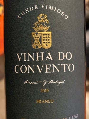 Conde De Vimioso Vinho Do Convento Limited Edition Branco Vivino