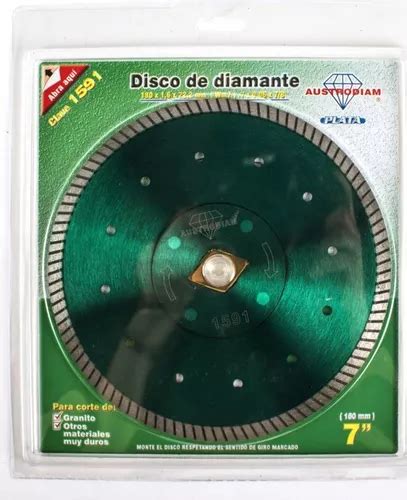 Disco Diamante Turbo Rin Continuo Austrodiam P granito 7 Envío gratis