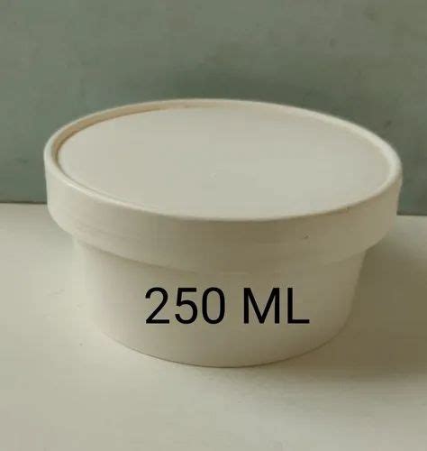 Circular White Disposable Paper Food Container At Best Price In New Delhi