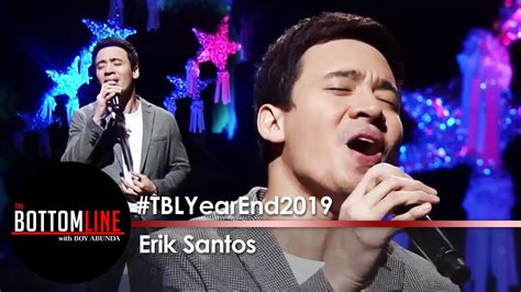 Erik Santos Sings Sana Ngayong Pasko The Bottomline Youtube