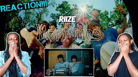 RIIZE 라이즈 Memories MV REACTION YouTube