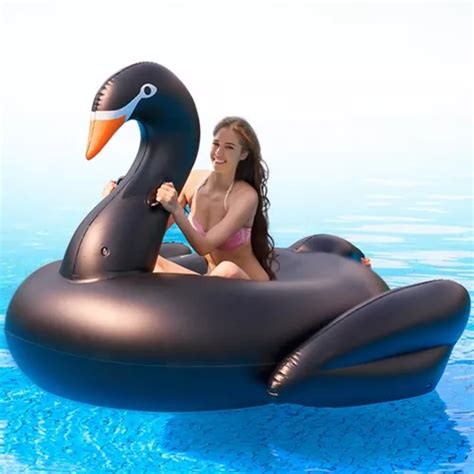 Flotador Gigante Cisne Inflable Salvavidas Piscina Adulto Mercadolibre