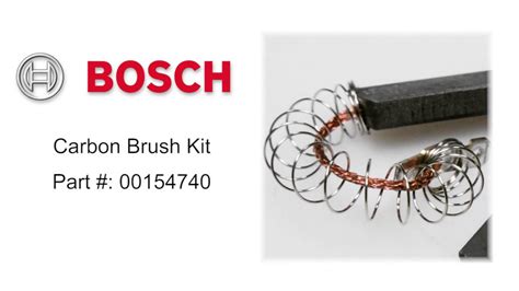 Bosch Carbon Brush Kit Part 00154740 Youtube