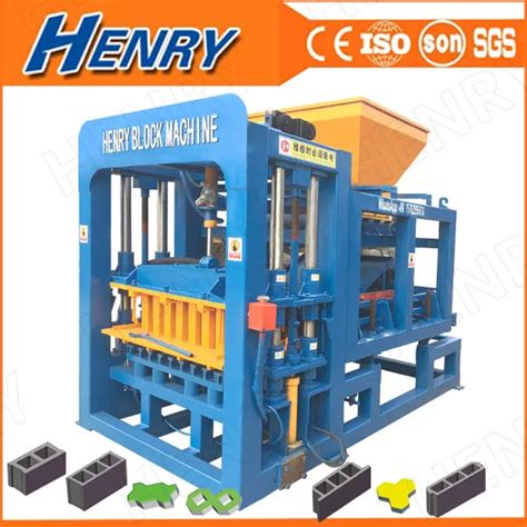 German Craftsmanship Hydraulic System Cement Hollow Concrete Block Qt