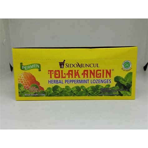 Tolak Angin Herbal Peppermint Lozenges Gram Etsy