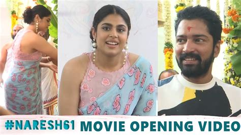 Allari Naresh 61 Movie Opening Video Faria Abdullah Naresh61 Nag