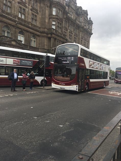 Lothian Buses Wright Eclipse Gemini Bn Coj Lothian Daniel