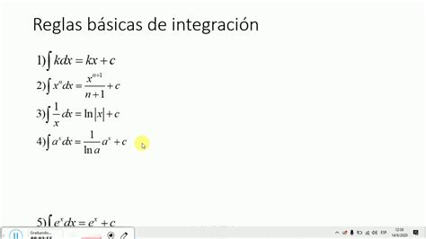 Propiedades Y Reglas Básicas De Integración Youtube