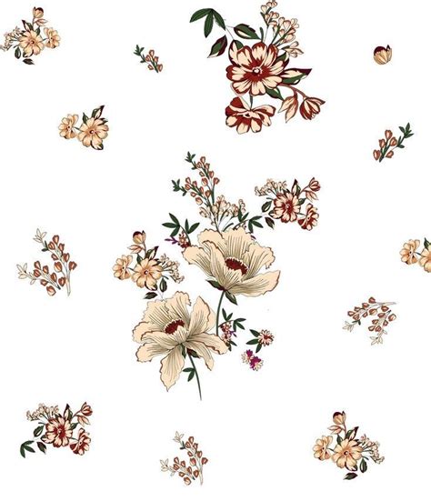 Textile Design Design Art Print Design Floral Motif Floral Art