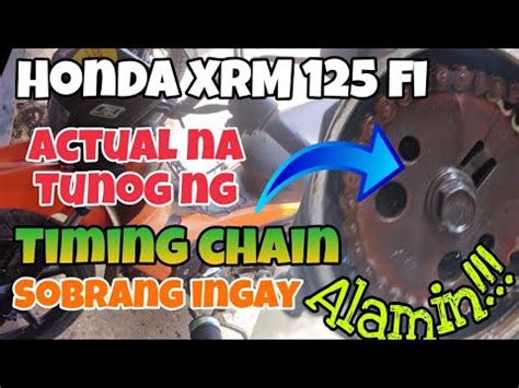 Honda Xrm Fi Actual Na Tunog Ng Timing Chain Alamin Youtube