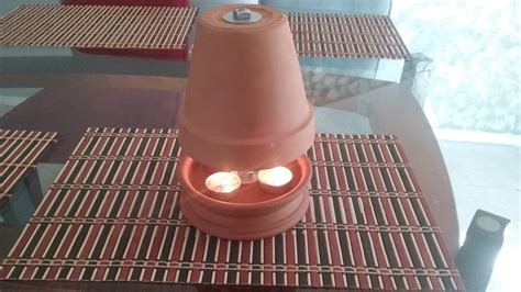 How To Make A Clay Or Flower Pot Heater Youtube