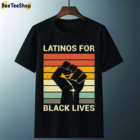 Latinos For Black Lives Pride Month Unisex T-Shirt - Beeteeshop