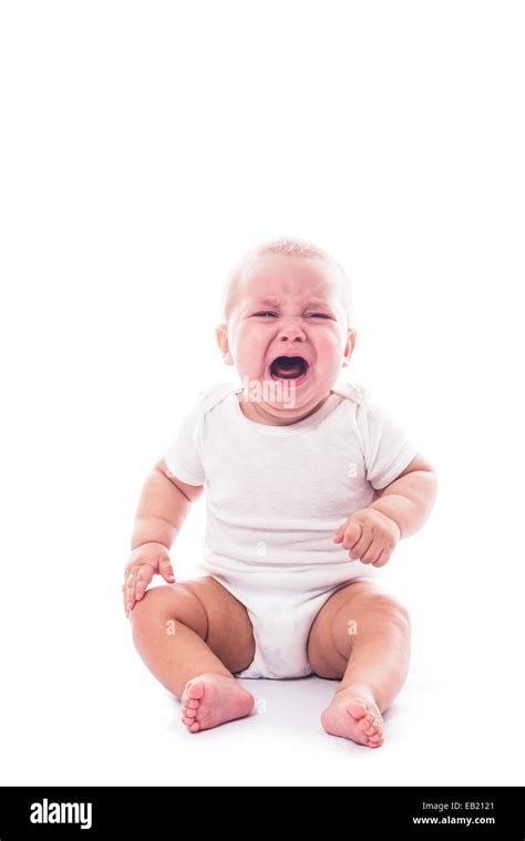 Sad Baby Face Cut Out Stock Images Pictures Alamy