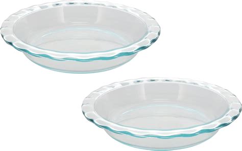 Pyrex Easy Grab 95 Glass Pie Plate Pie Pans Home And Kitchen