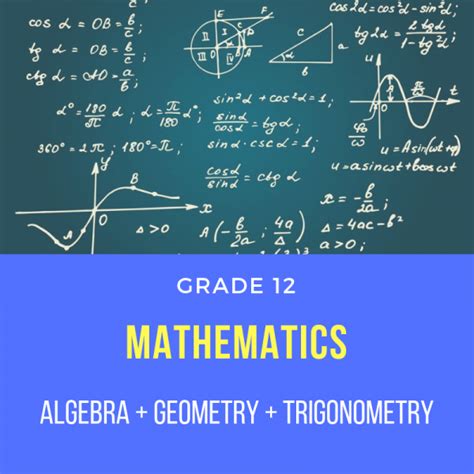 Grade 12 Mathematics | Online Tuition