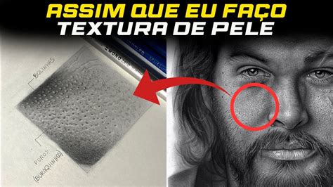 Textura De Pele No Desenho Realista Youtube