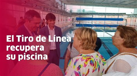 El Alcalde Inaugura La Piscina Del Tiro De L Nea Youtube