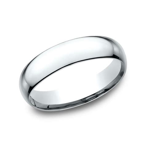 Platinum 5mm Comfort Fit Classic Wedding Band Reeds Jewelers
