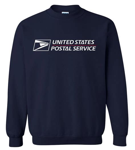 Fashion USPS LOGO POSTAL SPORT GREY HOODIE Hooded Sweatshirt Chest United States Service ...