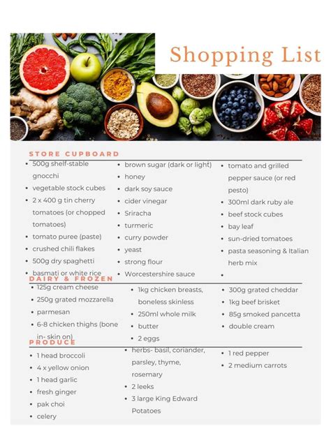 Budget Meal Plan With Free Shopping List Week Savvy Bites