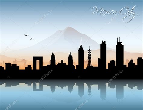 Mexico City skyline — Stock Vector © I.Petrovic #46547801