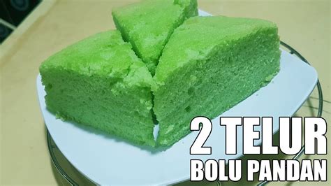 Resep Bolu Pandan Santan Telur Adonan Kue