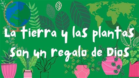 LA TIERRA Y LAS PLANTAS SON UN REGALO DE DIOS Lección No 12 Párvulos