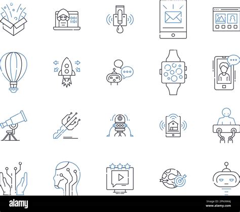 Experimental Science Line Icons Collection Hypothesis Empirical