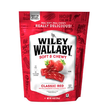 Wiley Wallaby Gourmet Red Licorice 10 Oz Bag The Taste Of Germany