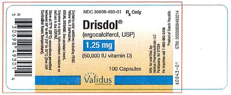 Drisdol Ergocalciferol Capsule Liquid Filled