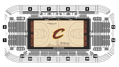 Cleveland Cavs Seat Finder | Brokeasshome.com