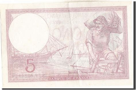 France Francs Banknote F Violet Unc