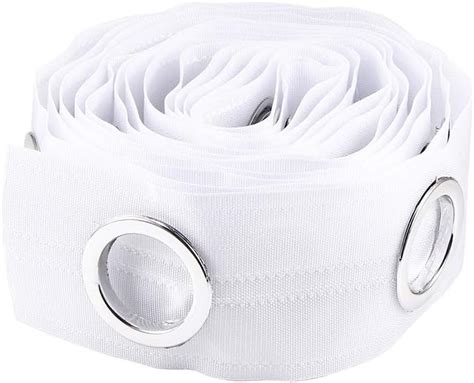 Amazon de Viitech Gardinenband mit Ösen 10M 42MM Weiss Ösenband