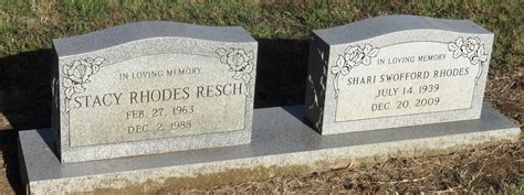 Shari Louise Swofford Rhodes 1938 2009 Find A Grave Memorial