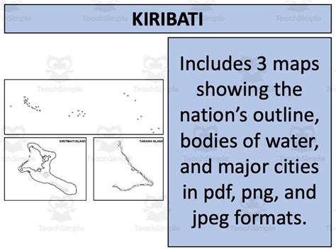 Kiribati Map Resources by Teach Simple