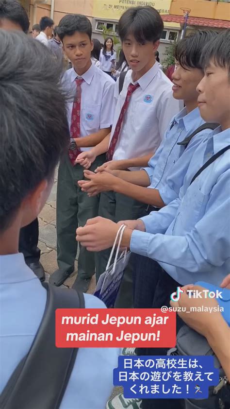 Bermuka Helok Pelajar Jepun Melawat Sekolah Menengah Kebangsaan Di