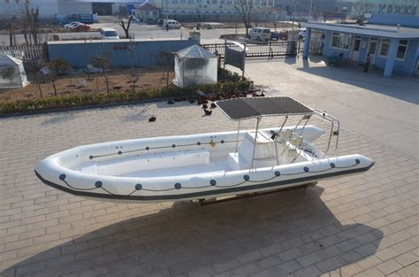 32 Feet RIB Boat 9 6meter Luxury Hypalon Boats With Cabin Striding Water