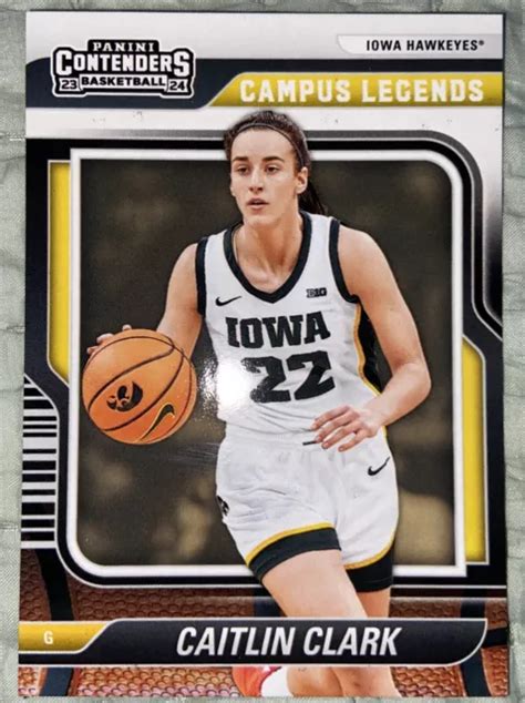 2024 PANINI COLLEZIONE Caitlin Clark Campus Legends CL2 Caitlin