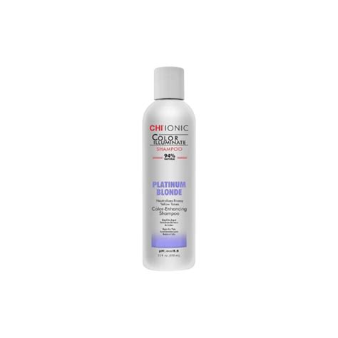 CHI Ionic Color Illuminate Shampoo Platinum Blonde Matizante MAGÚ ECUADOR