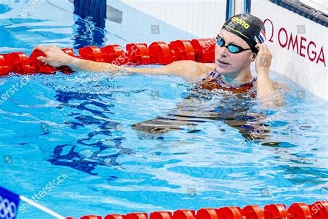 Kira Toussaint Action During 100m Backstroke Editorial Stock Photo