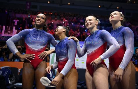 US Women's Gymnastics Team Wins Sixth Consecutive Gold | POPSUGAR Fitness