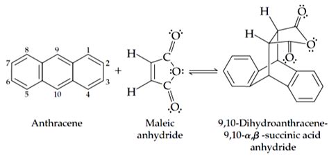 Solved In the Diels-Alder Reaction of anthracene and maleic | Chegg.com