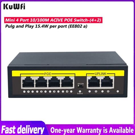 Kuwfi V Poe Network Switch Mbps Ethernet Network Switch Ports