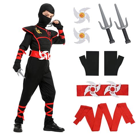 Buy Aomig Ninja Costume Kids Halloween Ninja Fancy Dress Costume With