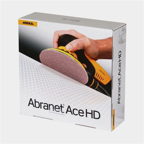 Sliprondeller Mirka Abranet Ace HD Ø150 mm Grip P60 25 pack Moory