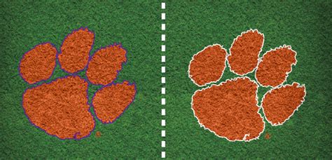 Clemson Paw Stencil | NCAA licensed Clemson logo stencil.