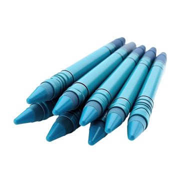 Blue Crayon Clipart Crayon Blue Back To School Png Transparent Image