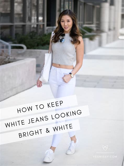 How To Remove Stains On White Jeans Keep Them White YesMissy