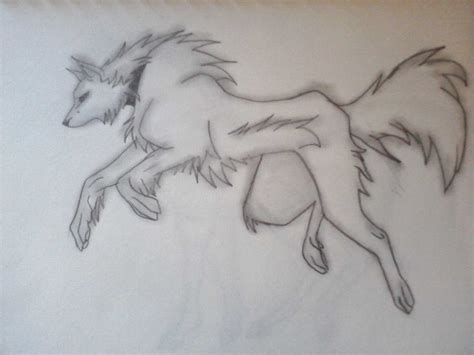 My Drawing - Anime Wolves Fan Art (13403961) - Fanpop