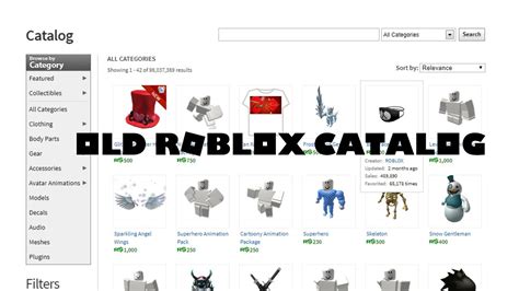 Roblox Catalogue